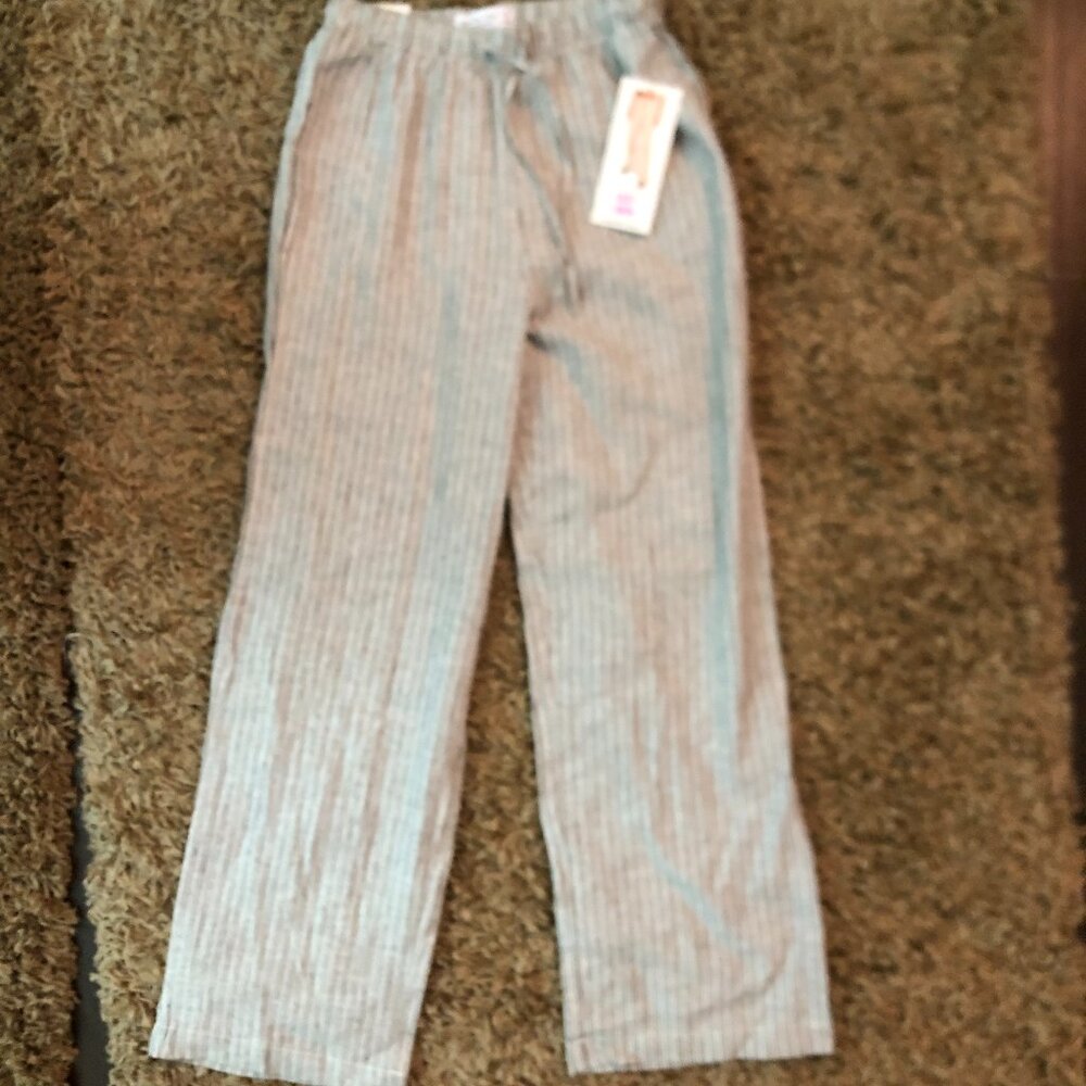 Vanilla star wide leg linen blend pants